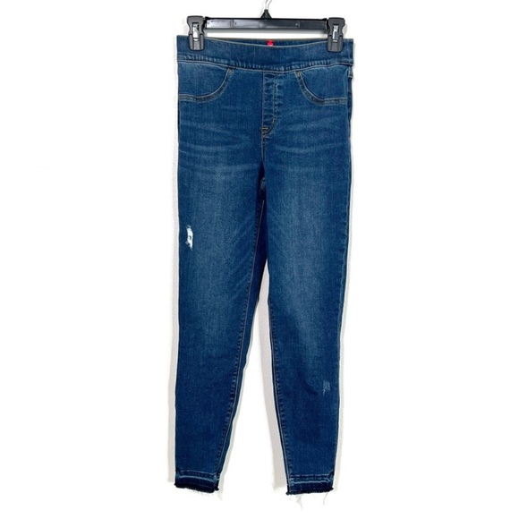 SPANX NWT Distressed Skinny Jeans large - Picture 8 of 8